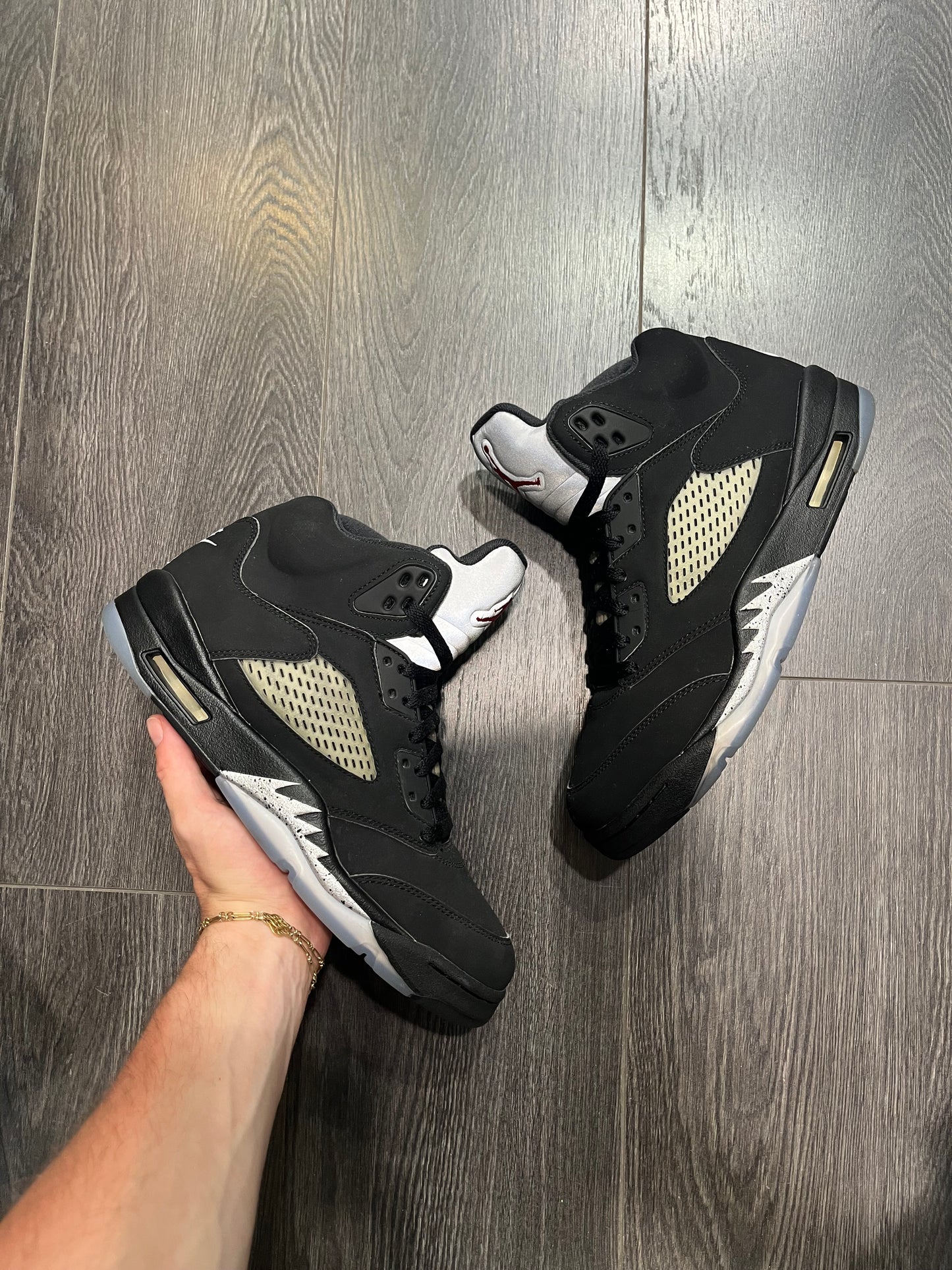 Air Jordan 5 Metalic Silver