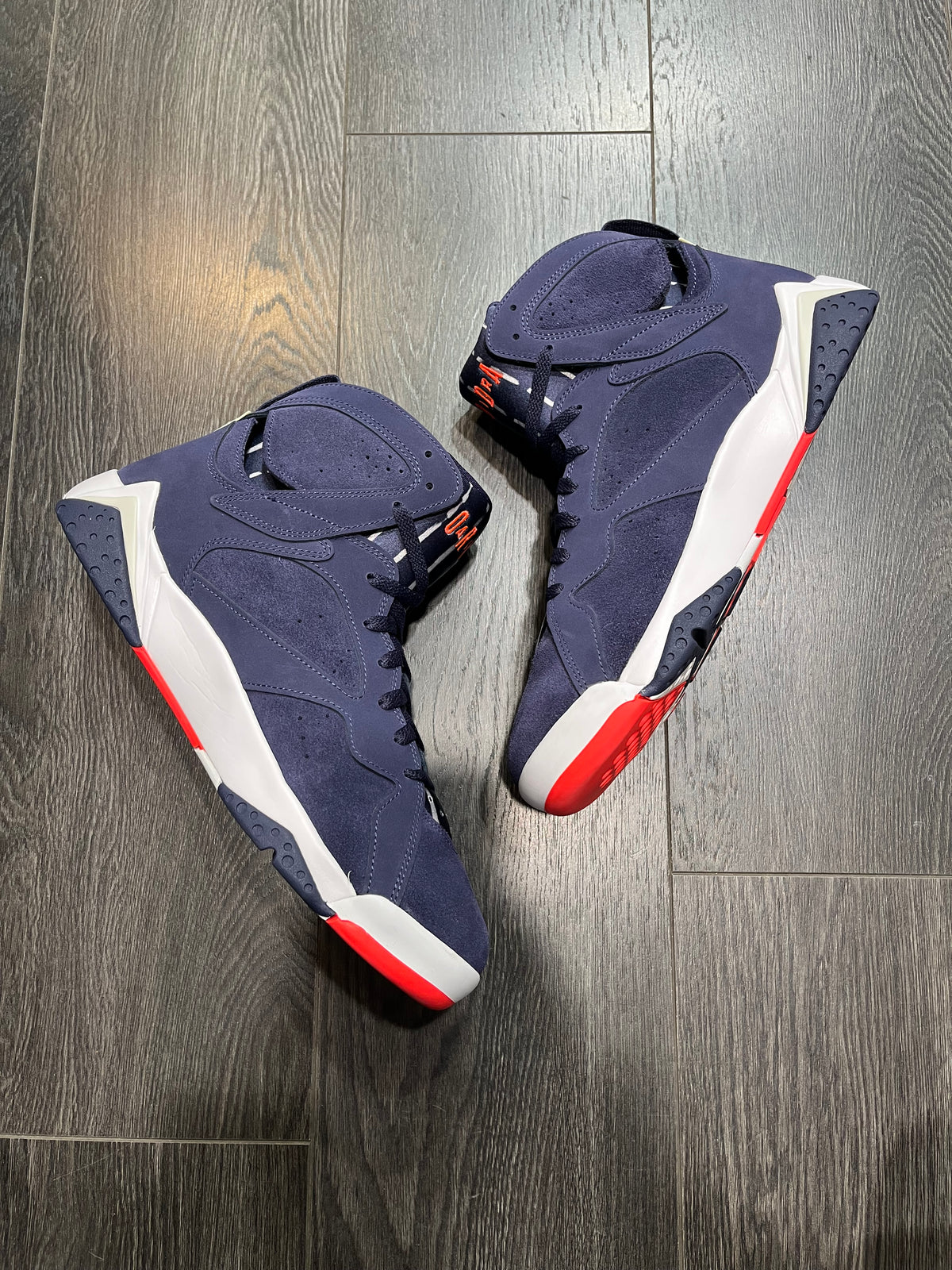Air Jordan 7 Quai 54 Indigo Crimson