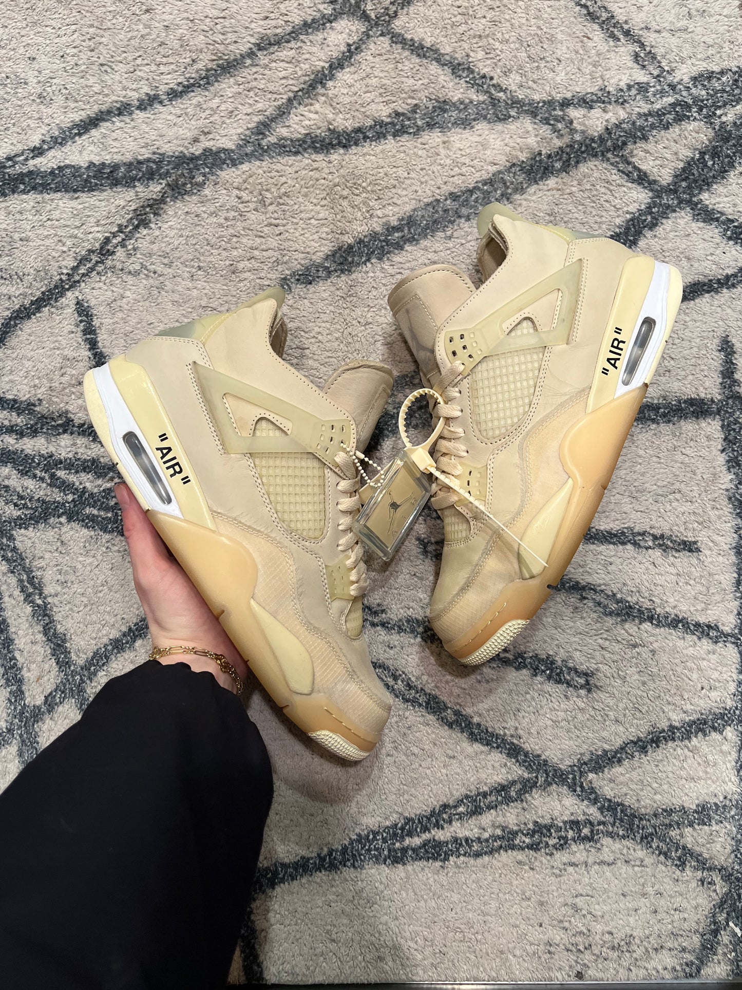 Air Jordan 4 Off White Sail