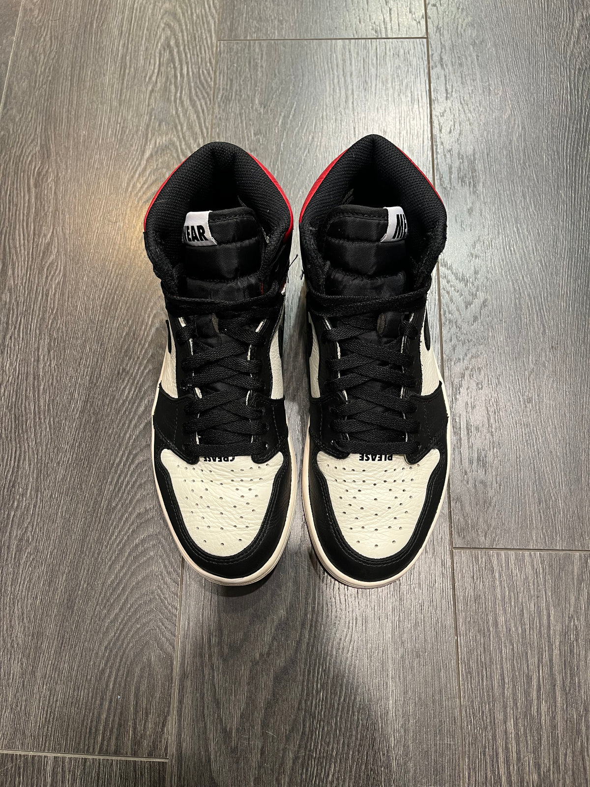 Air Jordan 1 High Not For Resale Red