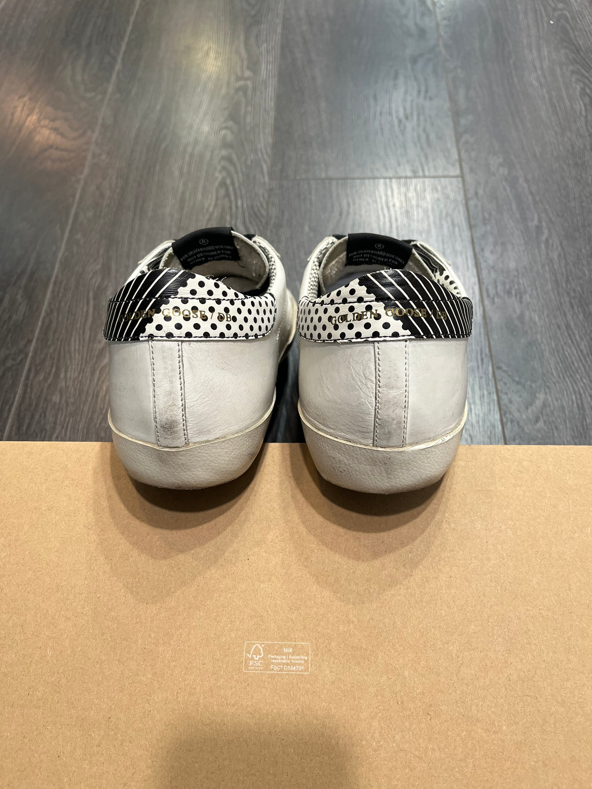 Golden Goose Superstar White Black
