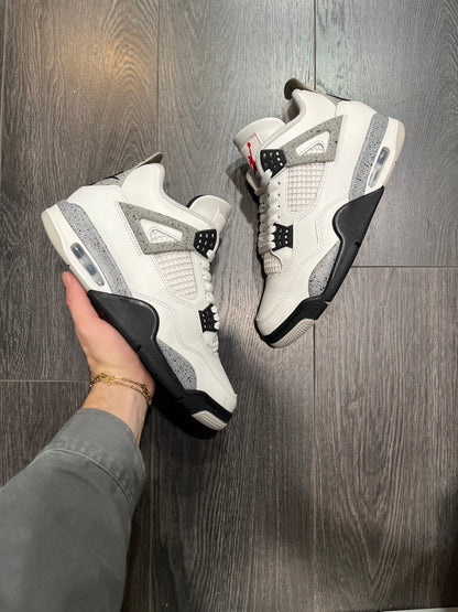 Air Jordan 4 White Cement