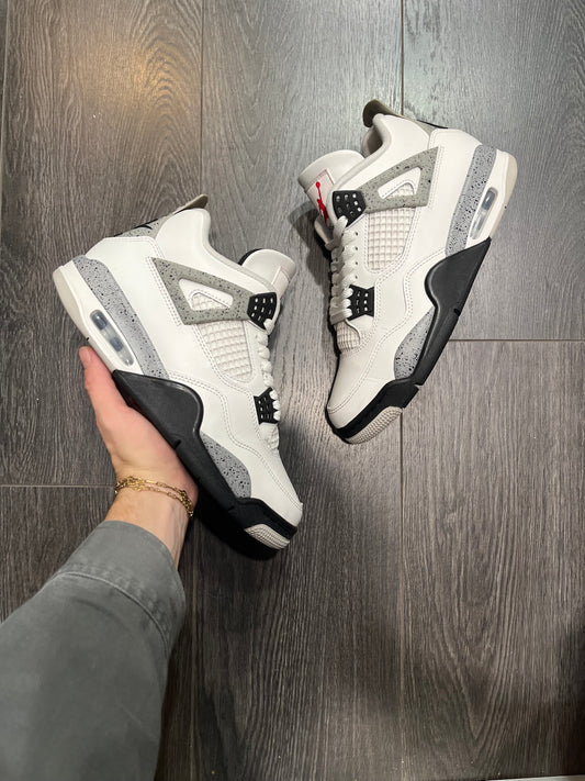 Air Jordan 4 White Cement