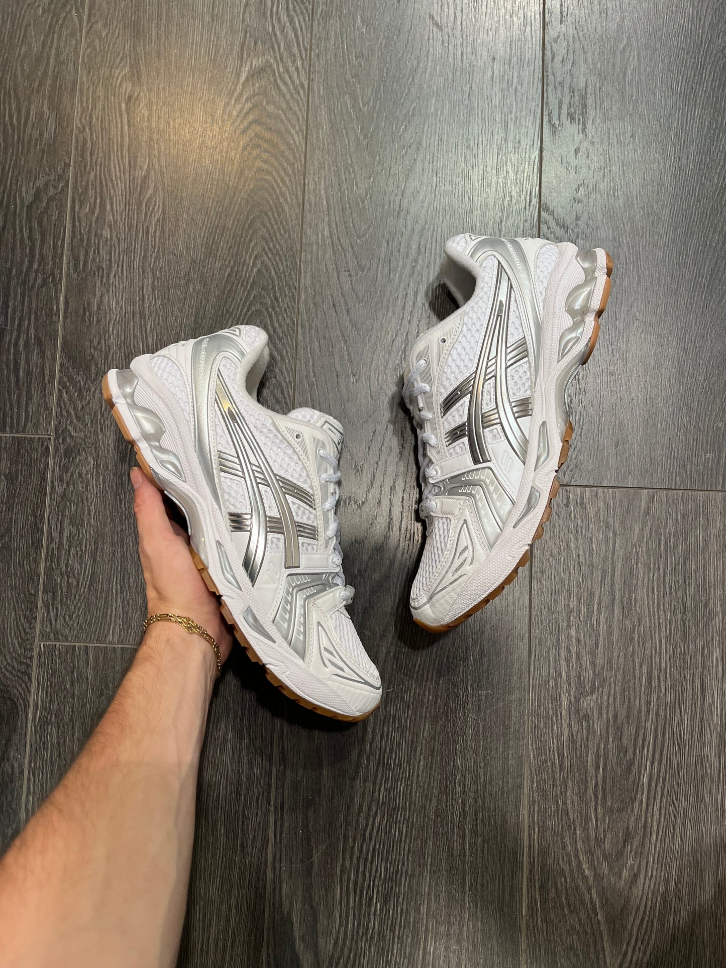 Asics APC Gel Kayano White Silver