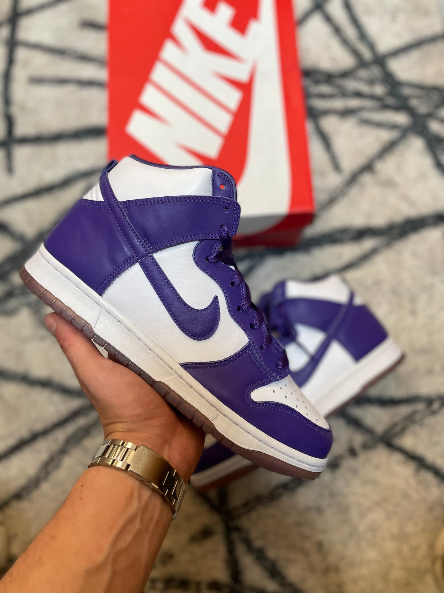 Nike Dunk High Varsity Purple
