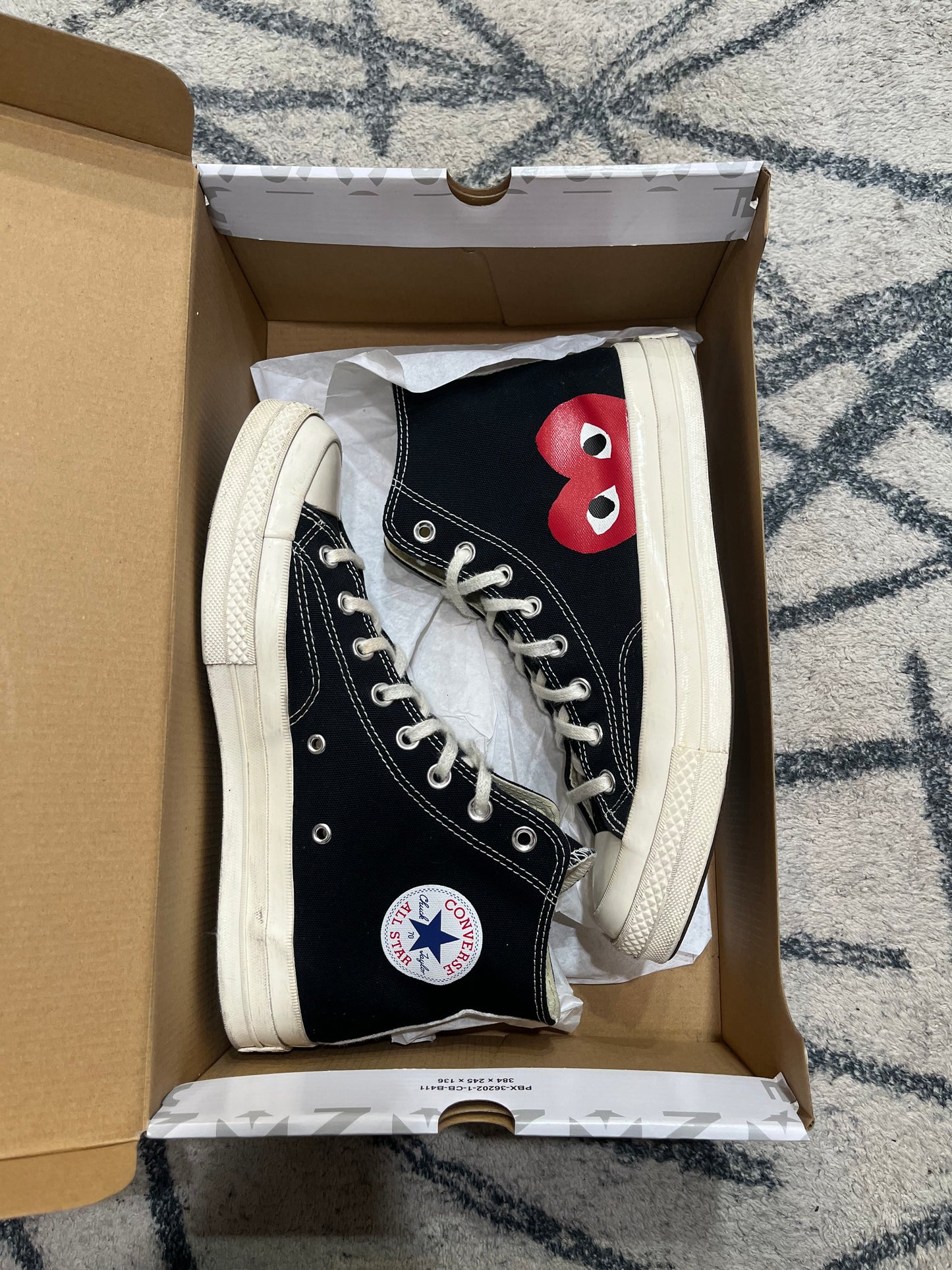 Converse Comme Des Garçons Black