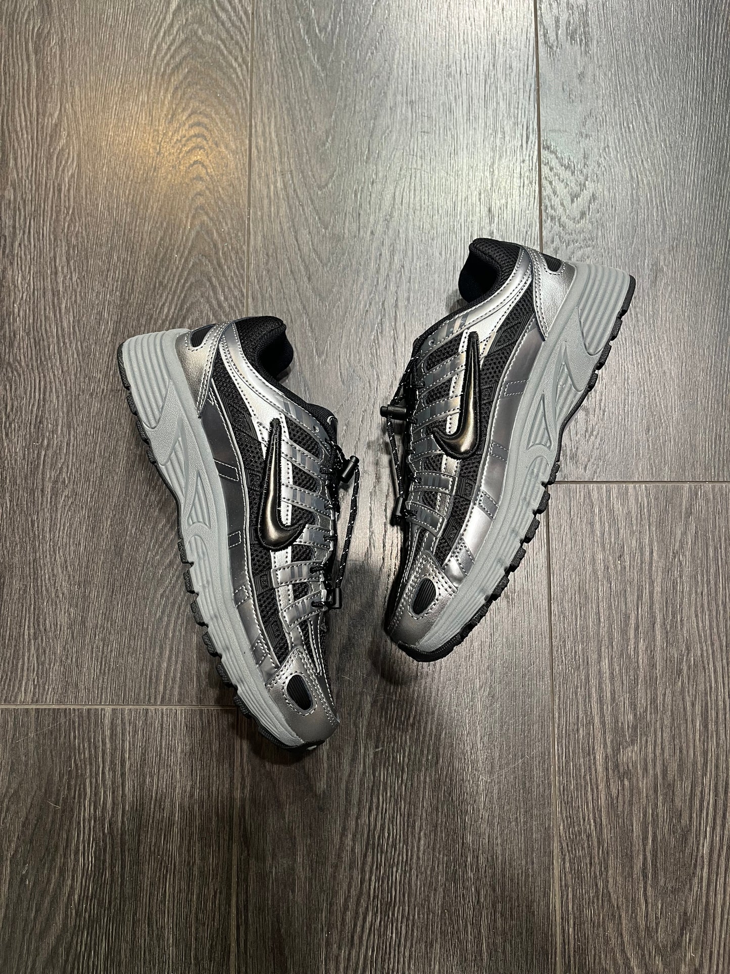 Nike P-6000 Metallic Black Silver