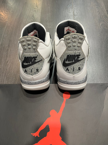 Air Jordan 4 White Cement