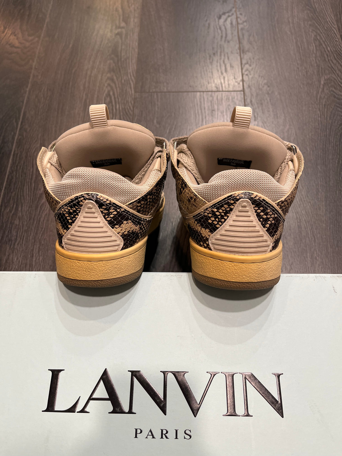 Lanvin Curb Snakeskin