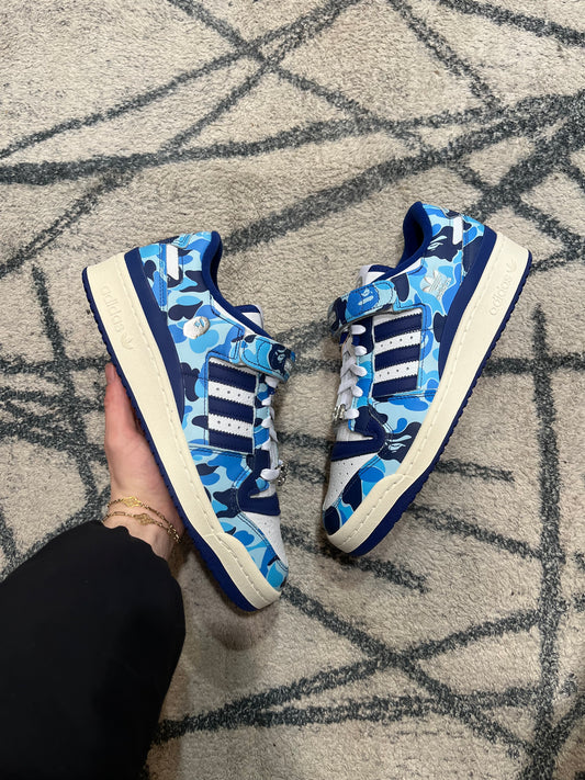 Adidas Forum Low Bape Blue