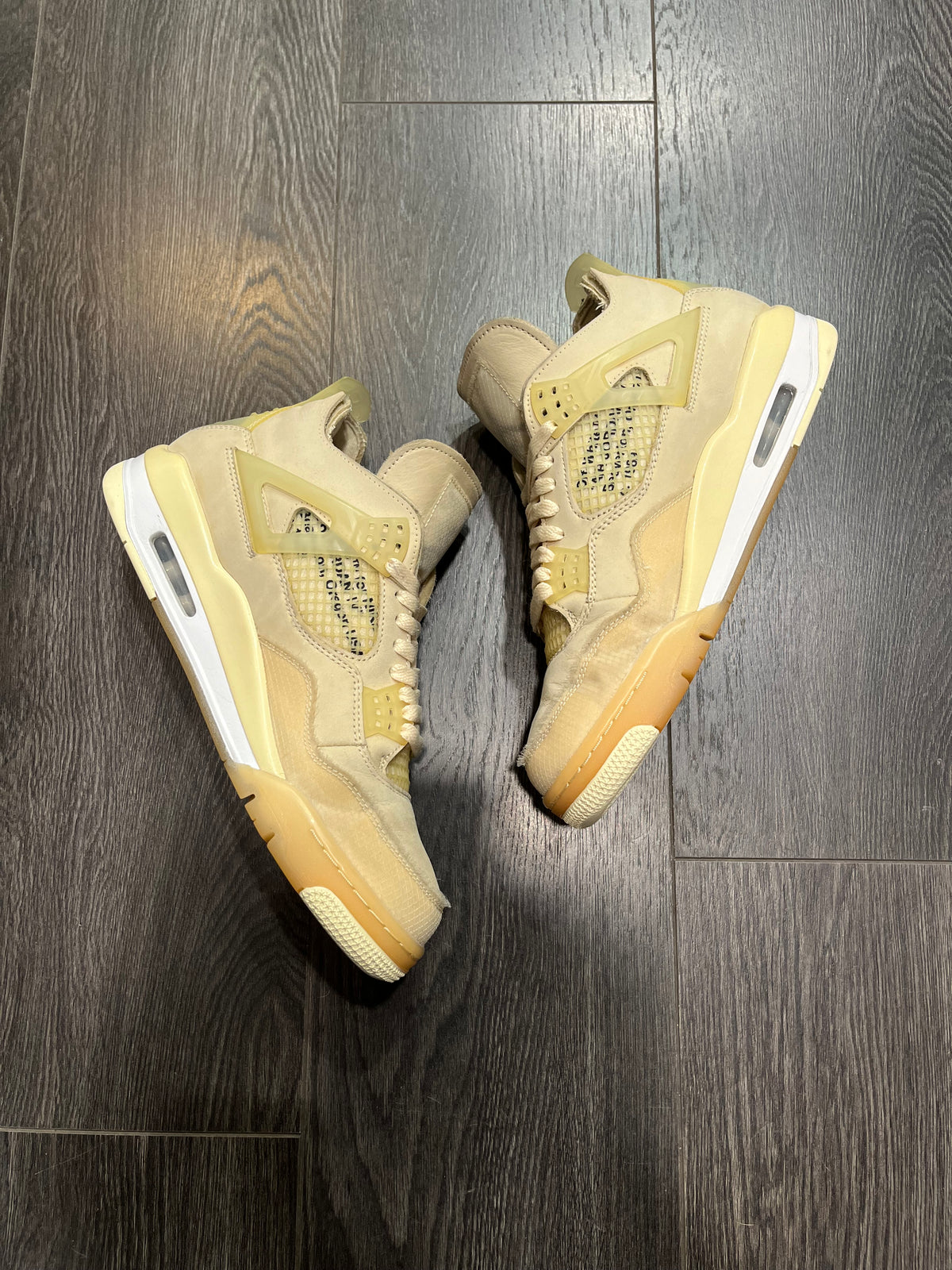 Air Jordan 4 Off White White Sail