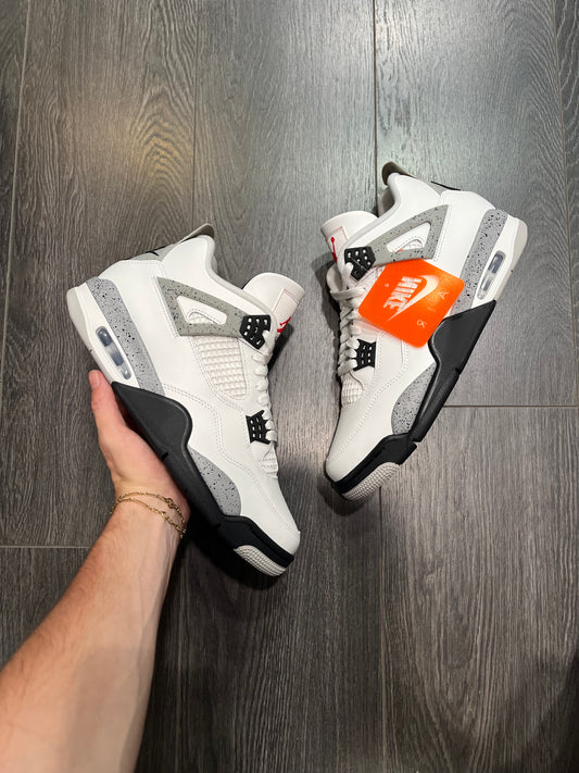 Air Jordan 4 White Cement