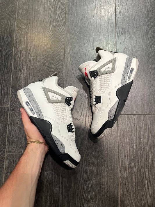 Air Jordan 4 White Cement
