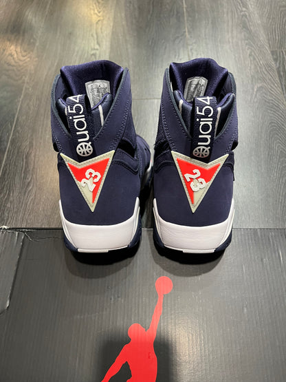 Air Jordan 7 Quai 54 Indigo Crimson