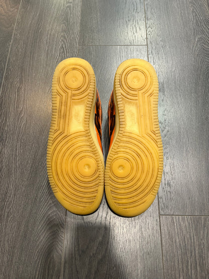 Nike Air Force 1 Skeletons Orange