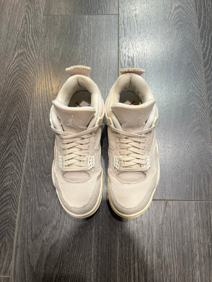 Air Jordan 4 White Canvas