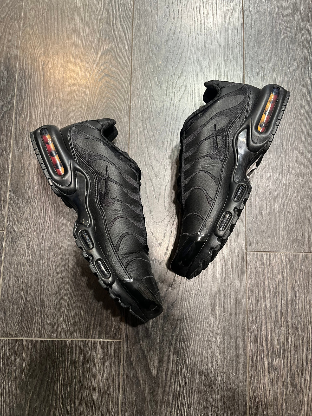 Nike Air Max Plus Cuir Triple Black