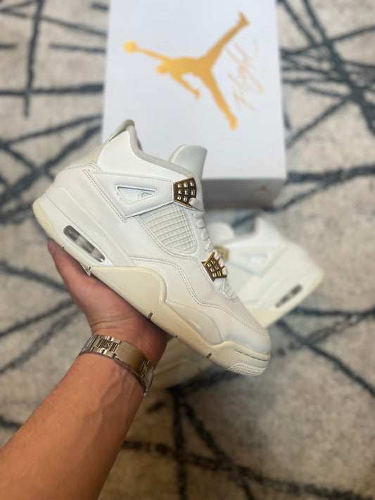 Air Jordan 4 Metallic Gold
