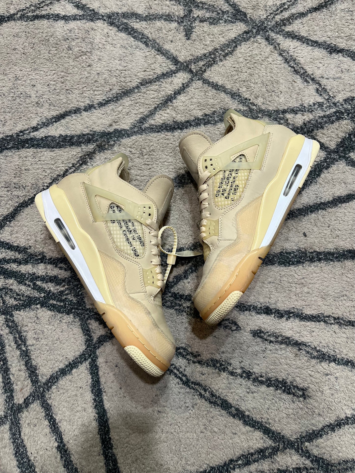 Air Jordan 4 Off White Sail