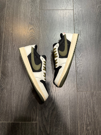 Air Jordan 1 Low Travis Scott Reverse Olive
