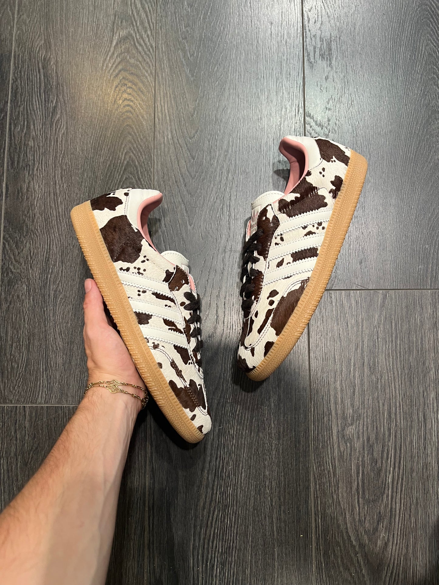 Adidas Samba Cow Print