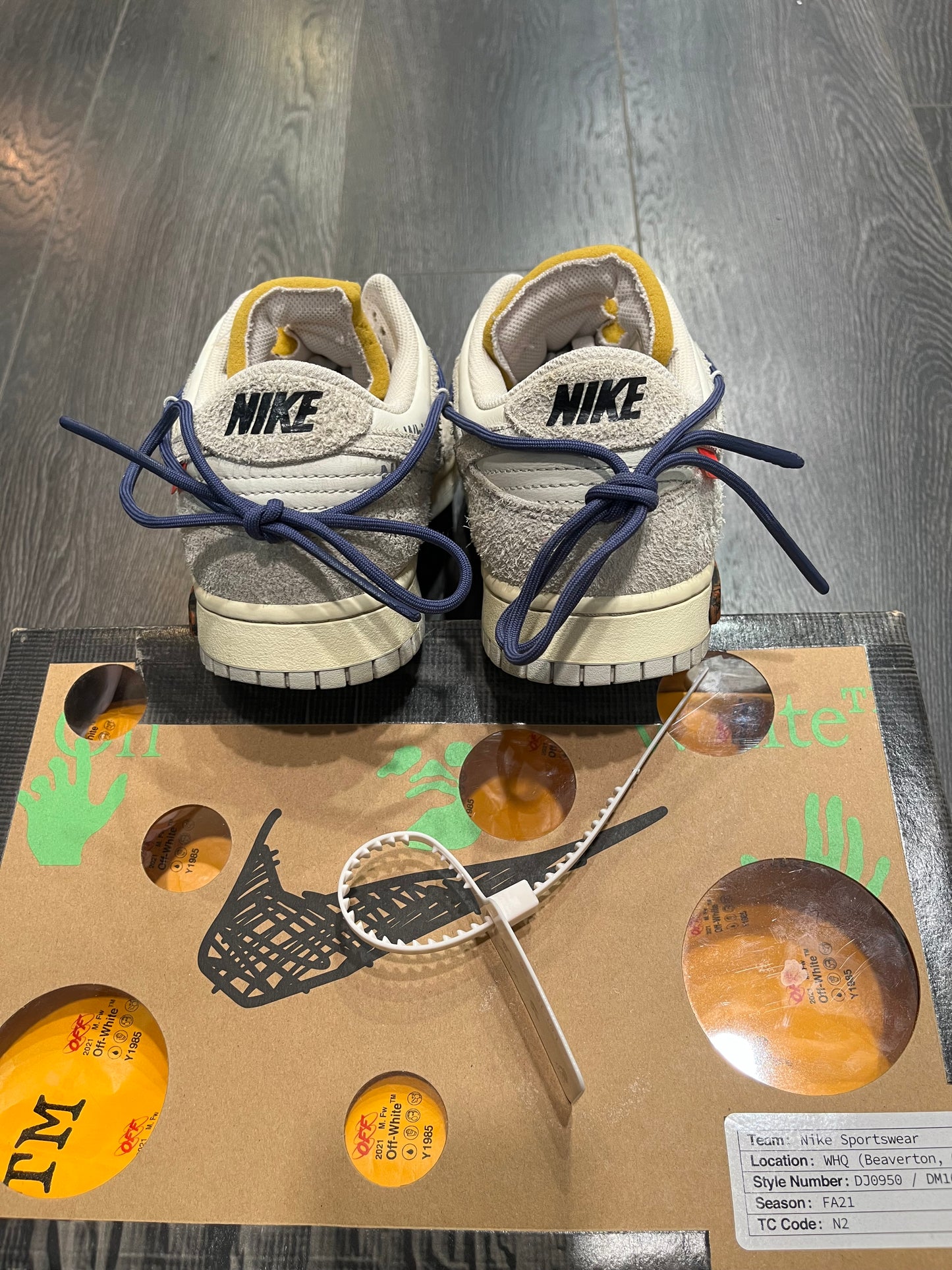 Nike Dunk Off White Lot 18