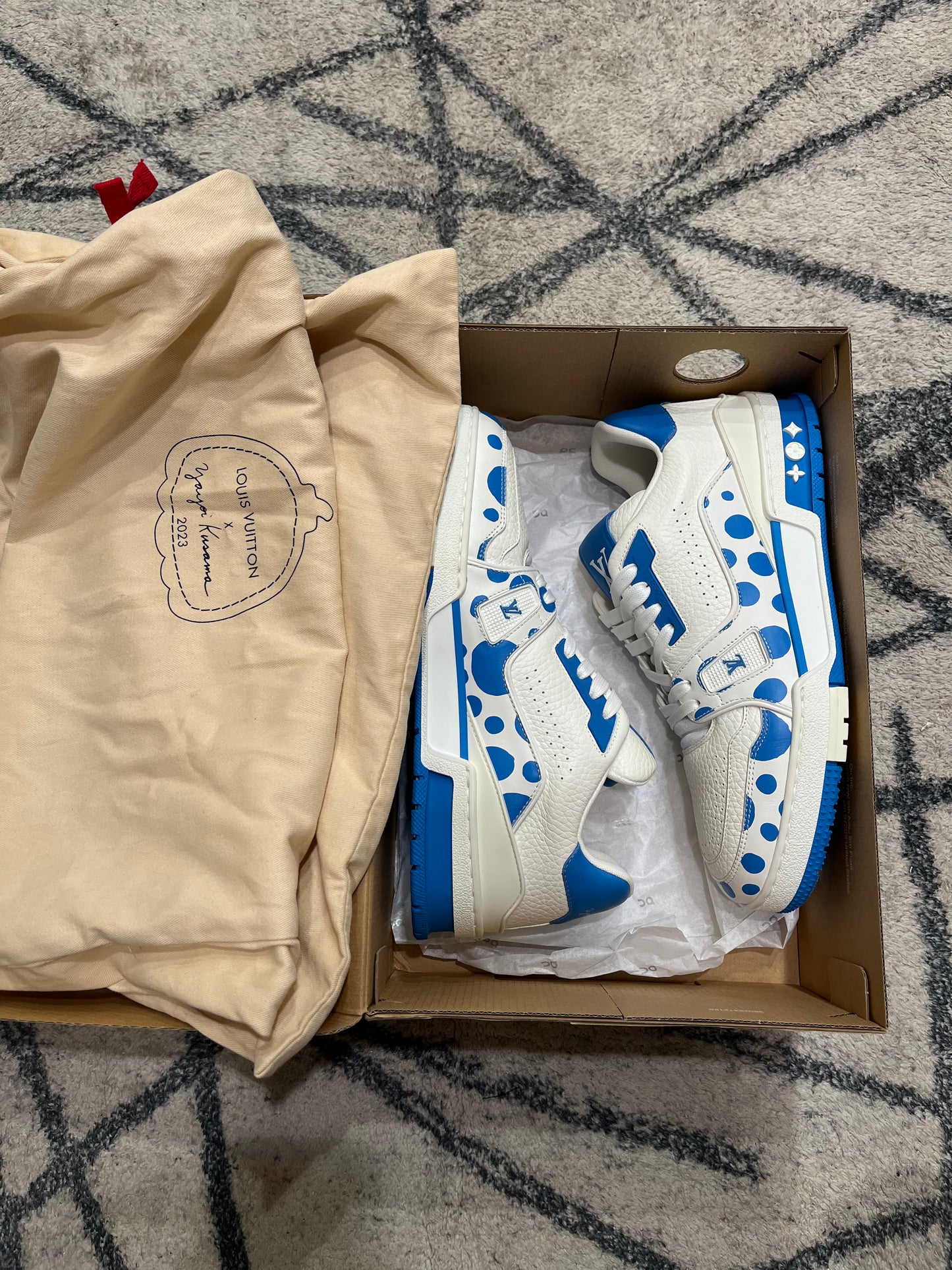 Louis Vuitton Yayoi Kusuma Trainer Blue
