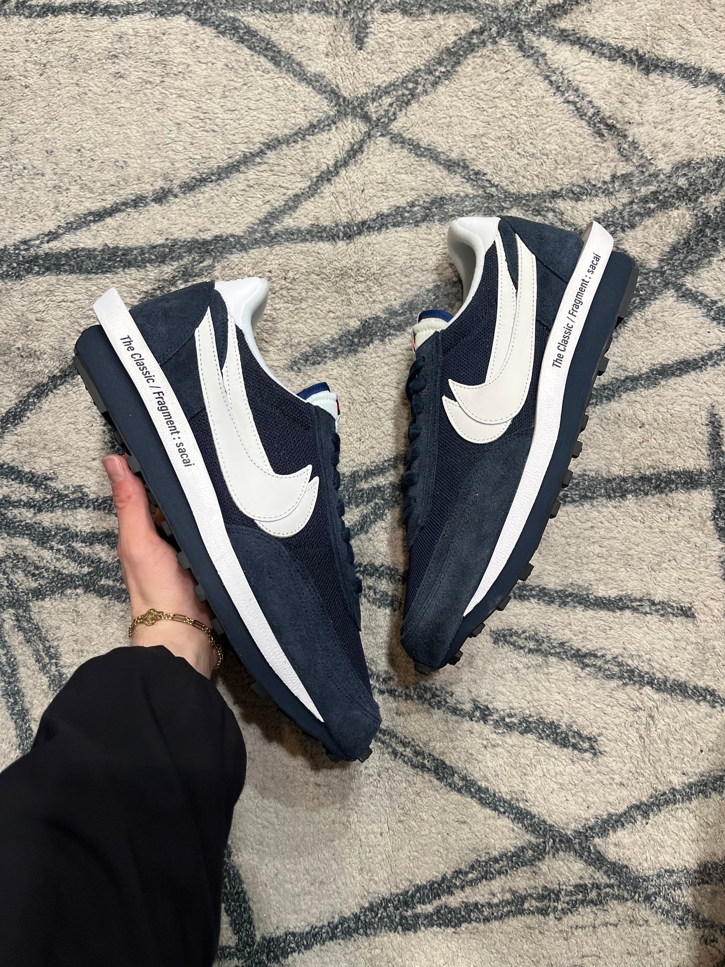 Nike Sacai LD Waffle Fragment Blue Void