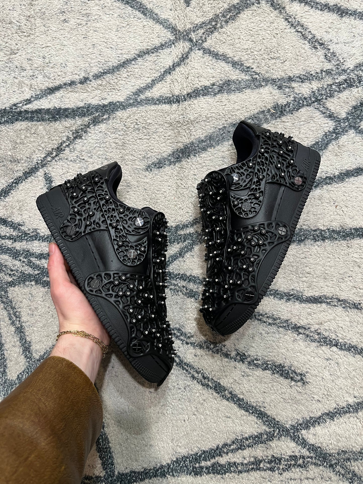 Nike Air Force 1 Swarovski Black