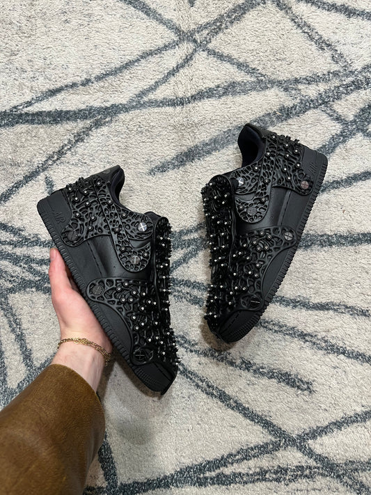 Nike Air Force 1 Swarovski Black