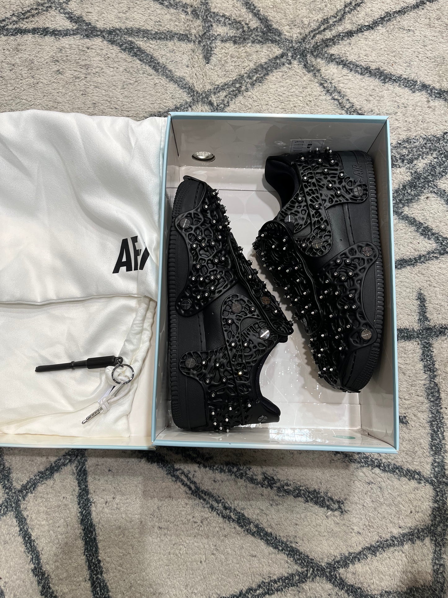 Nike Air Force 1 Swarovski Black