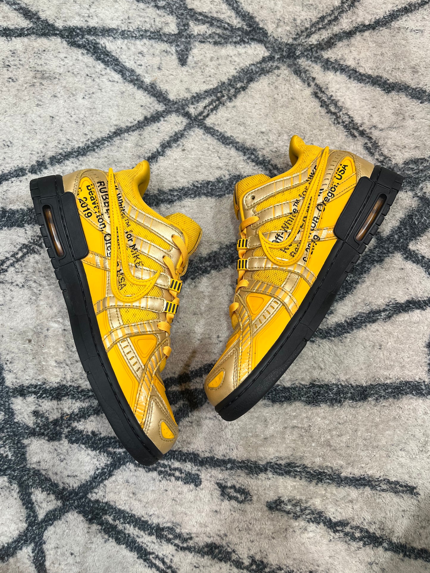 Nike Dunk Rubber Off White Yellow