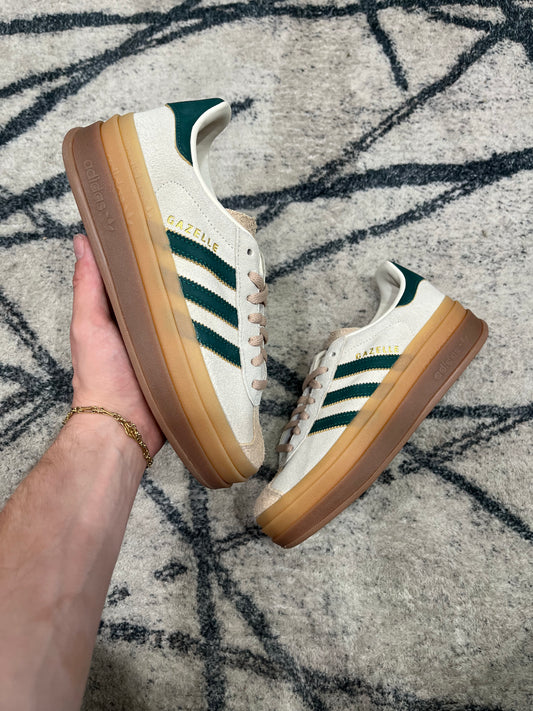 Adidas Gazelle Bold J Core Green