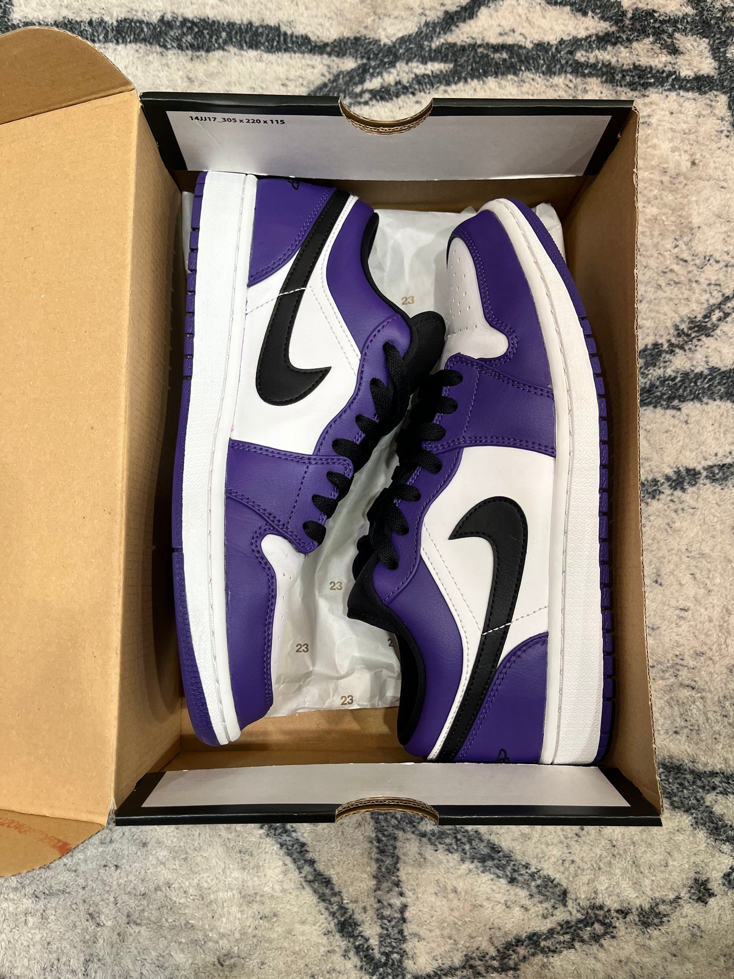 Air Jordan 1 low Court Purple