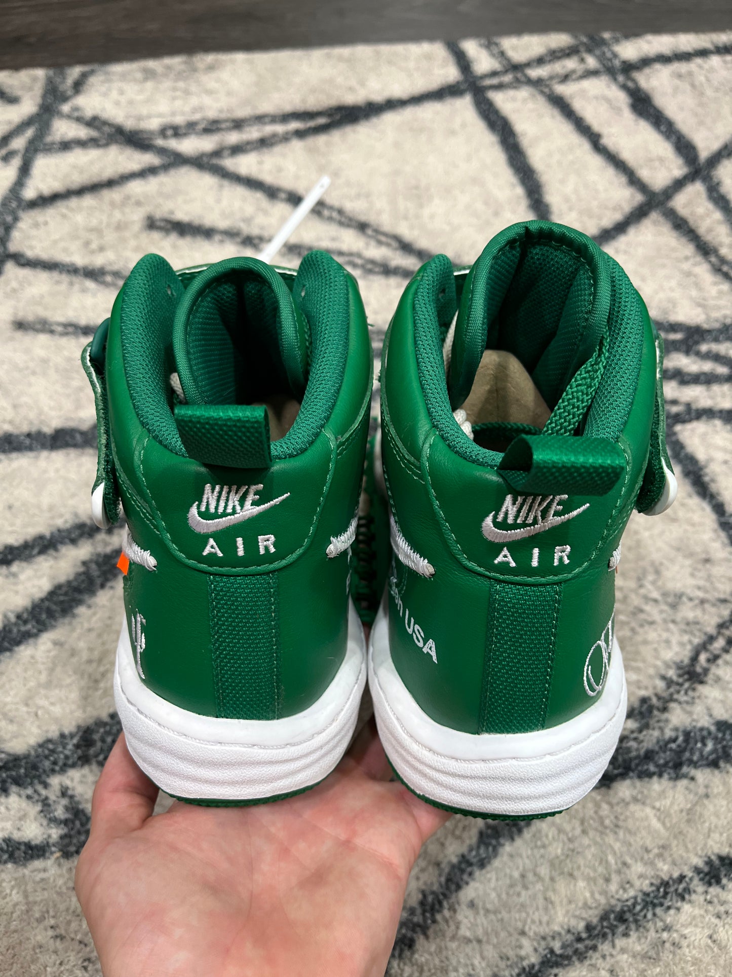 Nike Air Force 1 Off White Green
