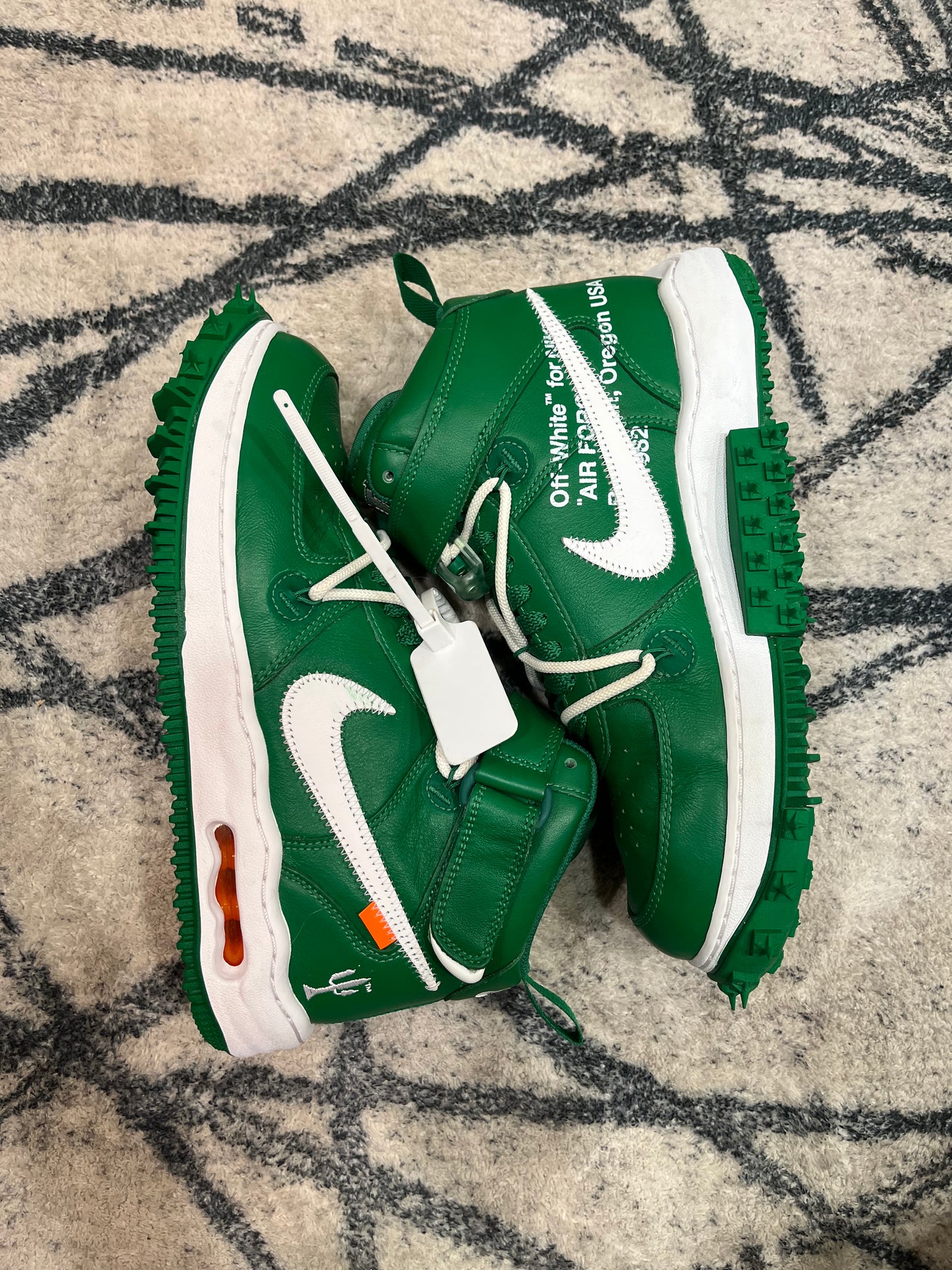 Nike Air Force 1 Off White Green