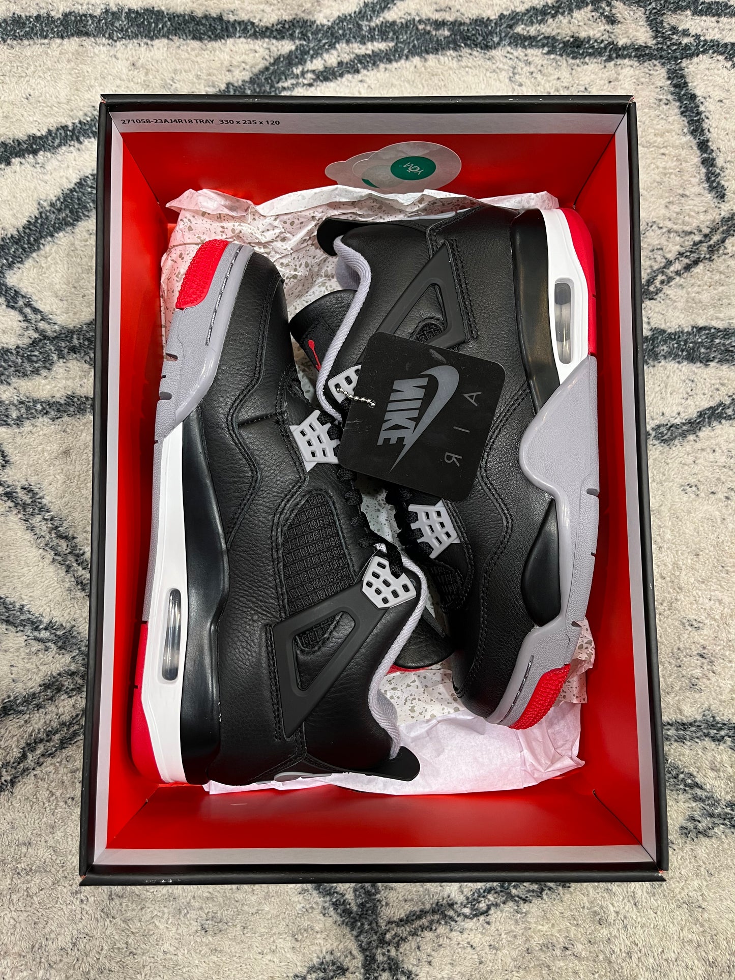 Air Jordan 4 Bred Reimagined