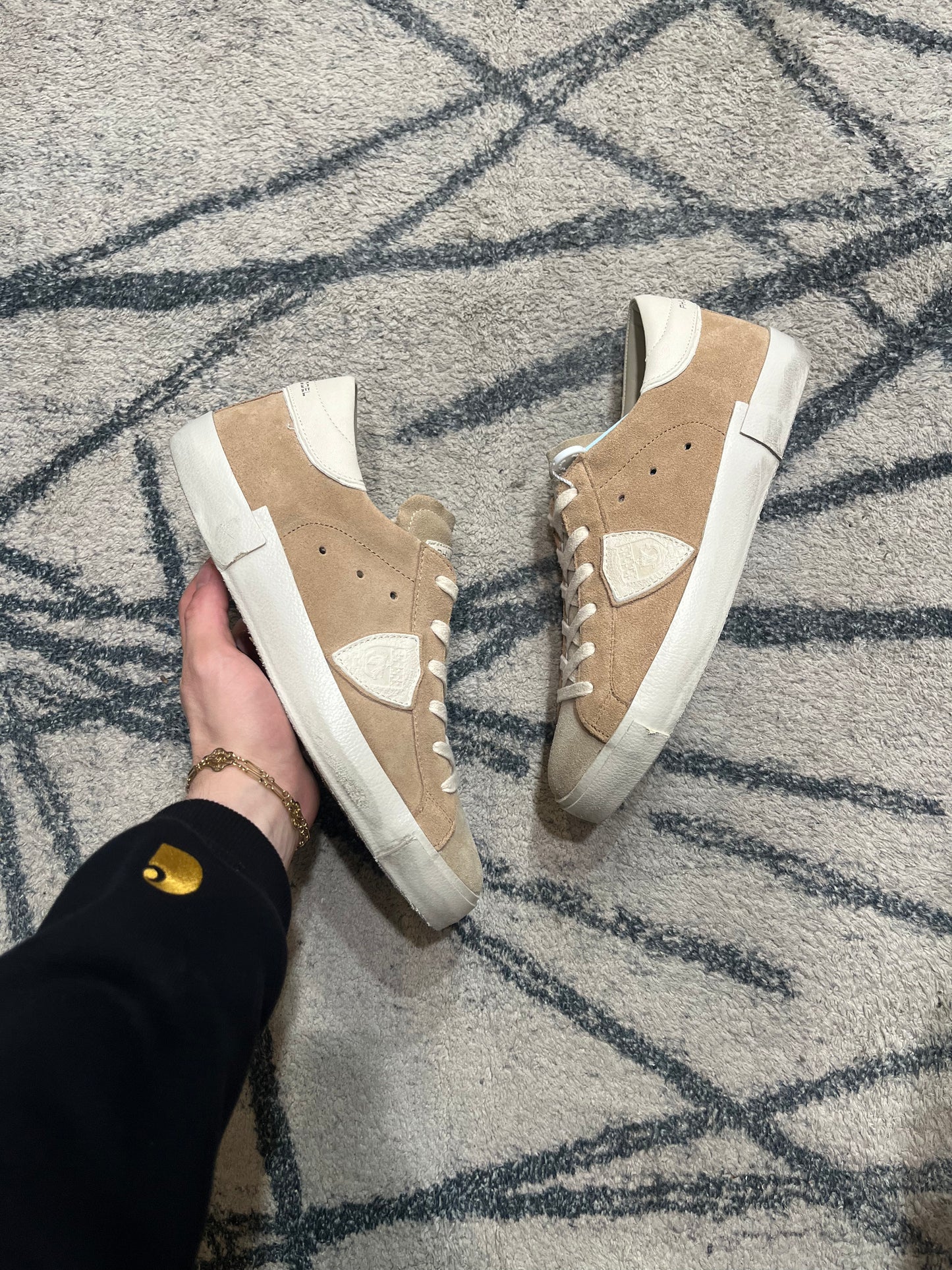 Philippe Model PRSX LOW MAN Cognac Beige