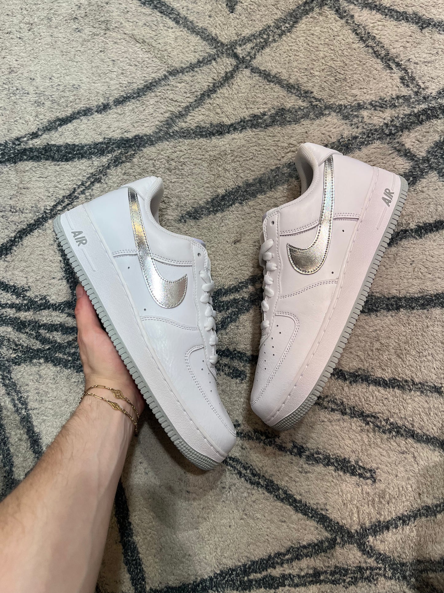 Nike Air Force 1 Low Retro Metalic Silver
