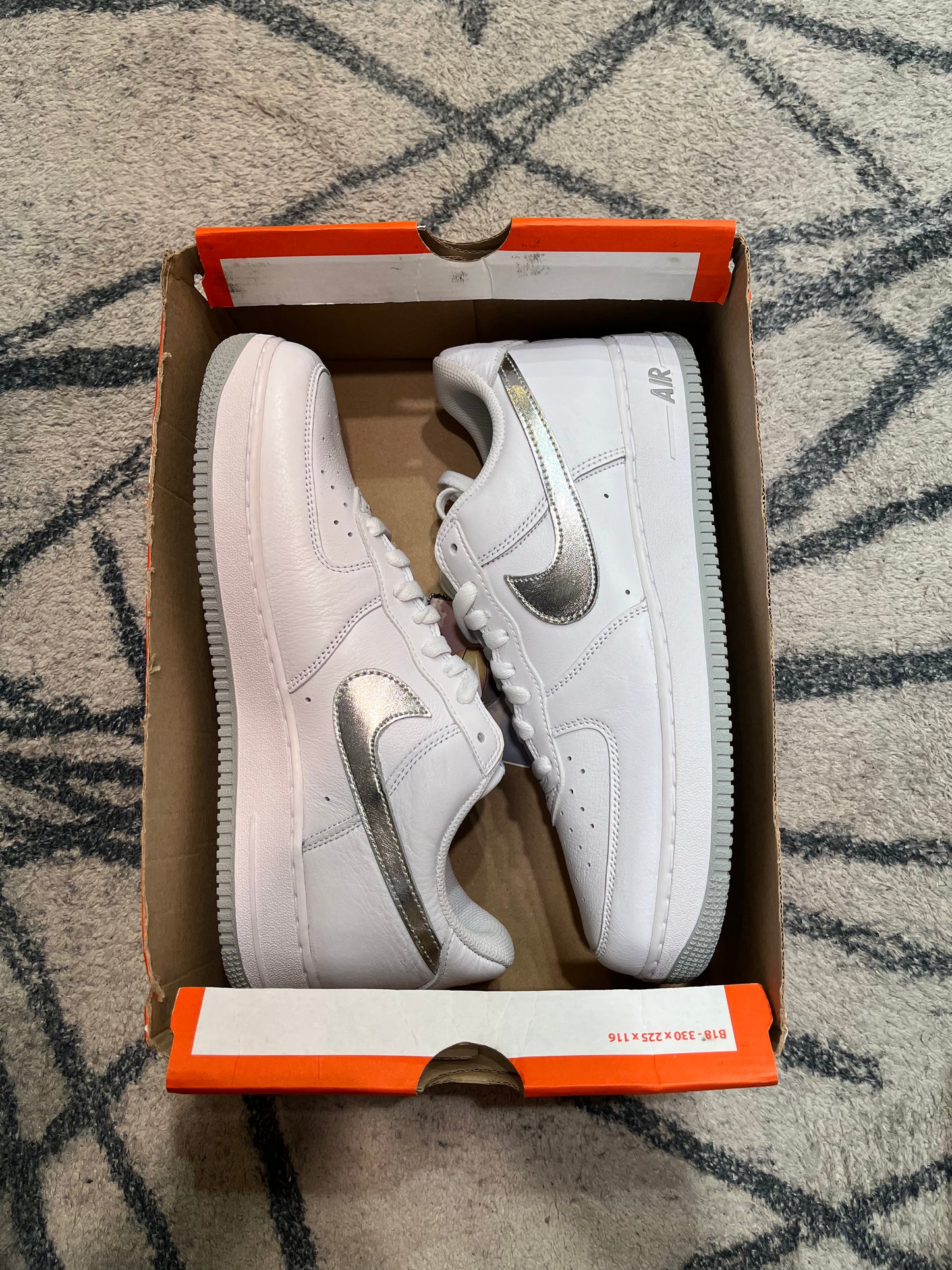 Nike Air Force 1 Low Retro Metalic Silver