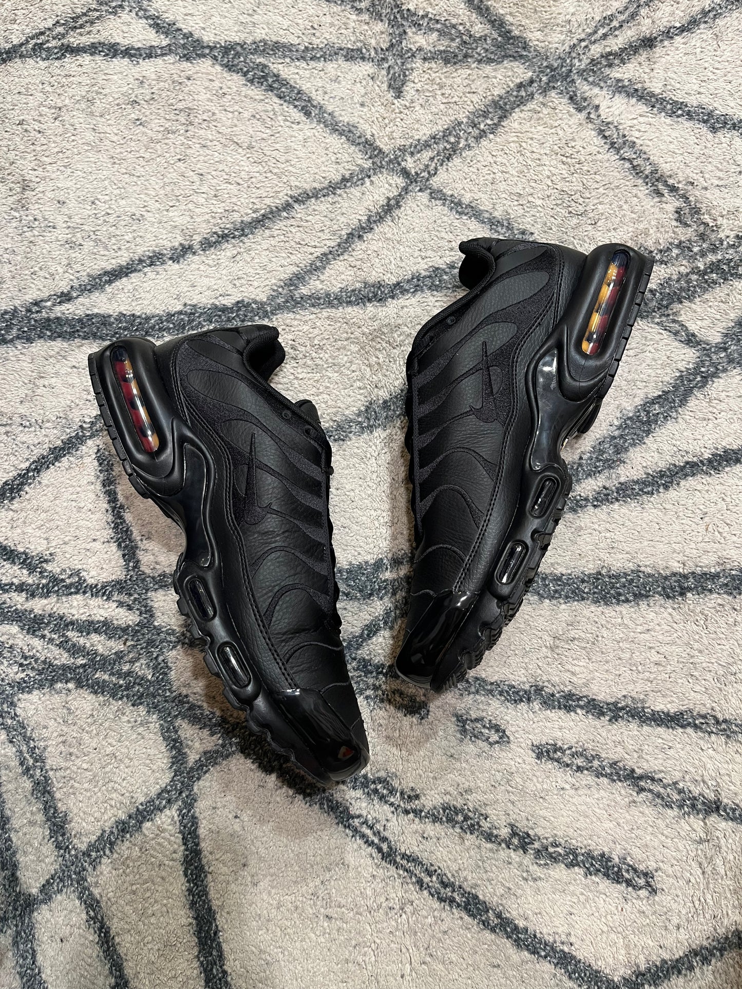 Nike Air Max Plus Cuir Triple Black