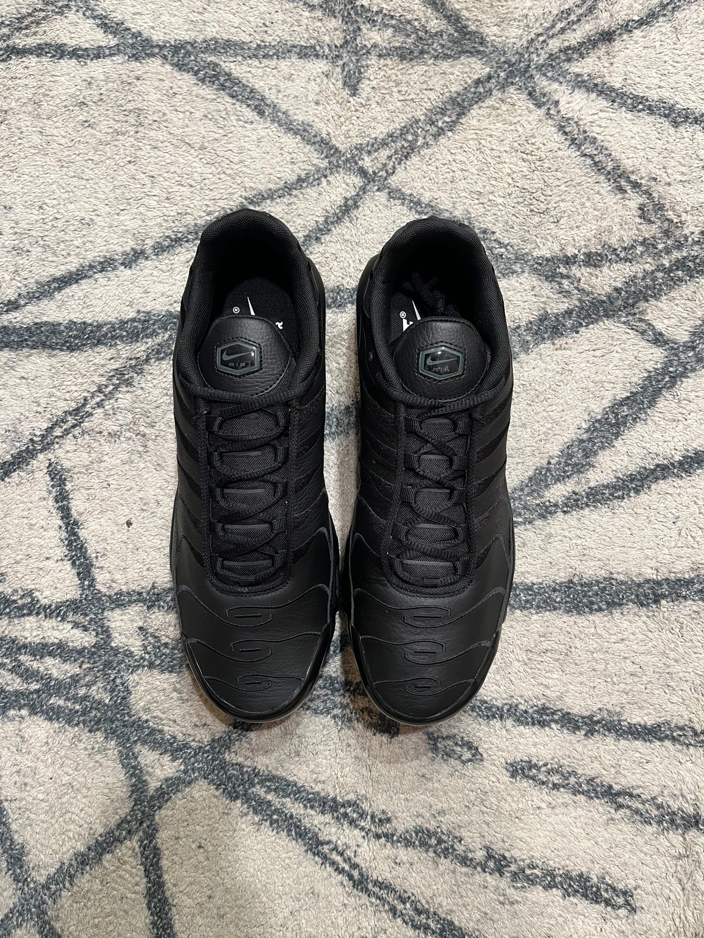 Nike Air Max Plus Cuir Triple Black