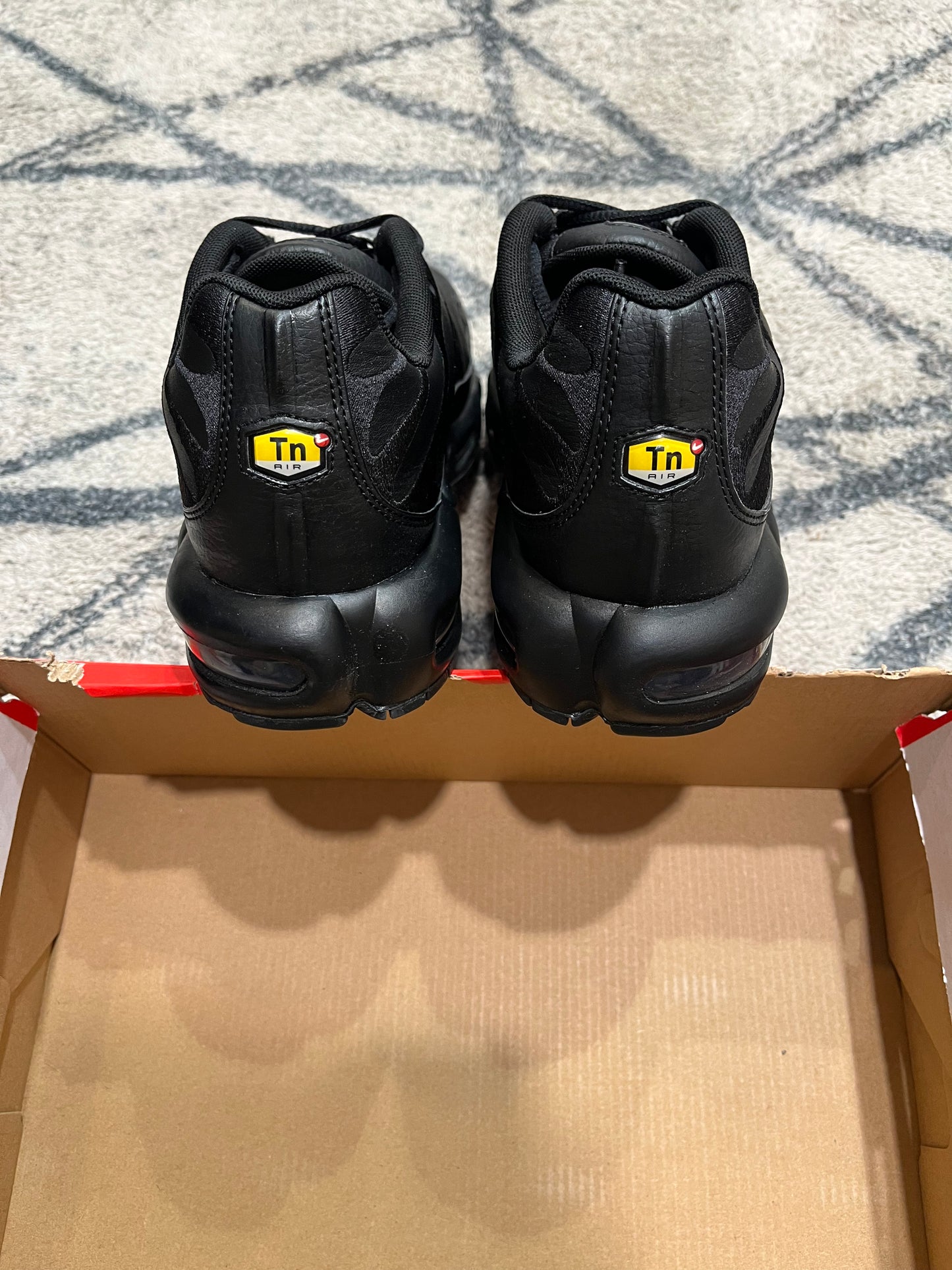 Nike Air Max Plus Cuir Triple Black