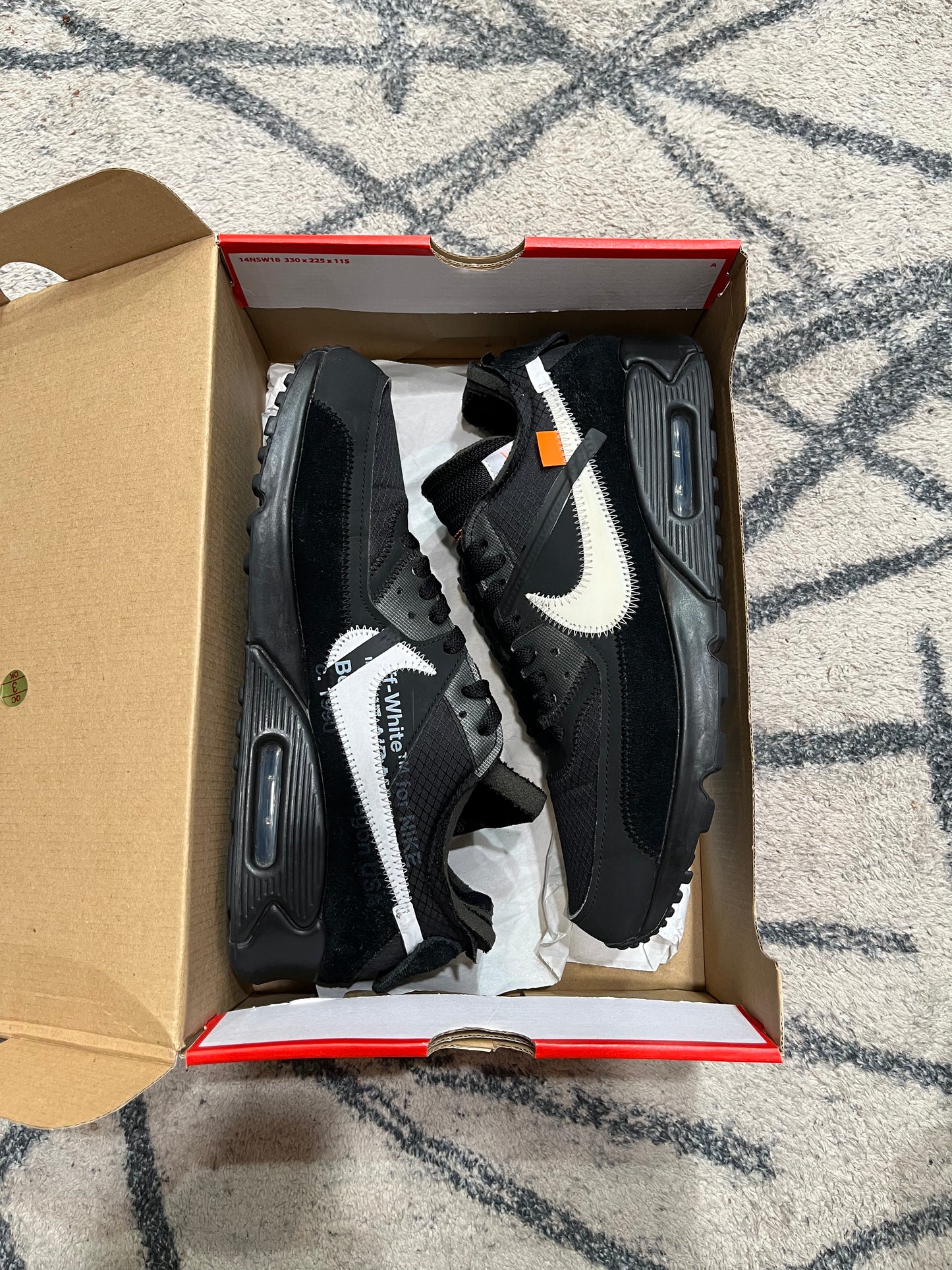 Nike Air Max 90 Off White Black