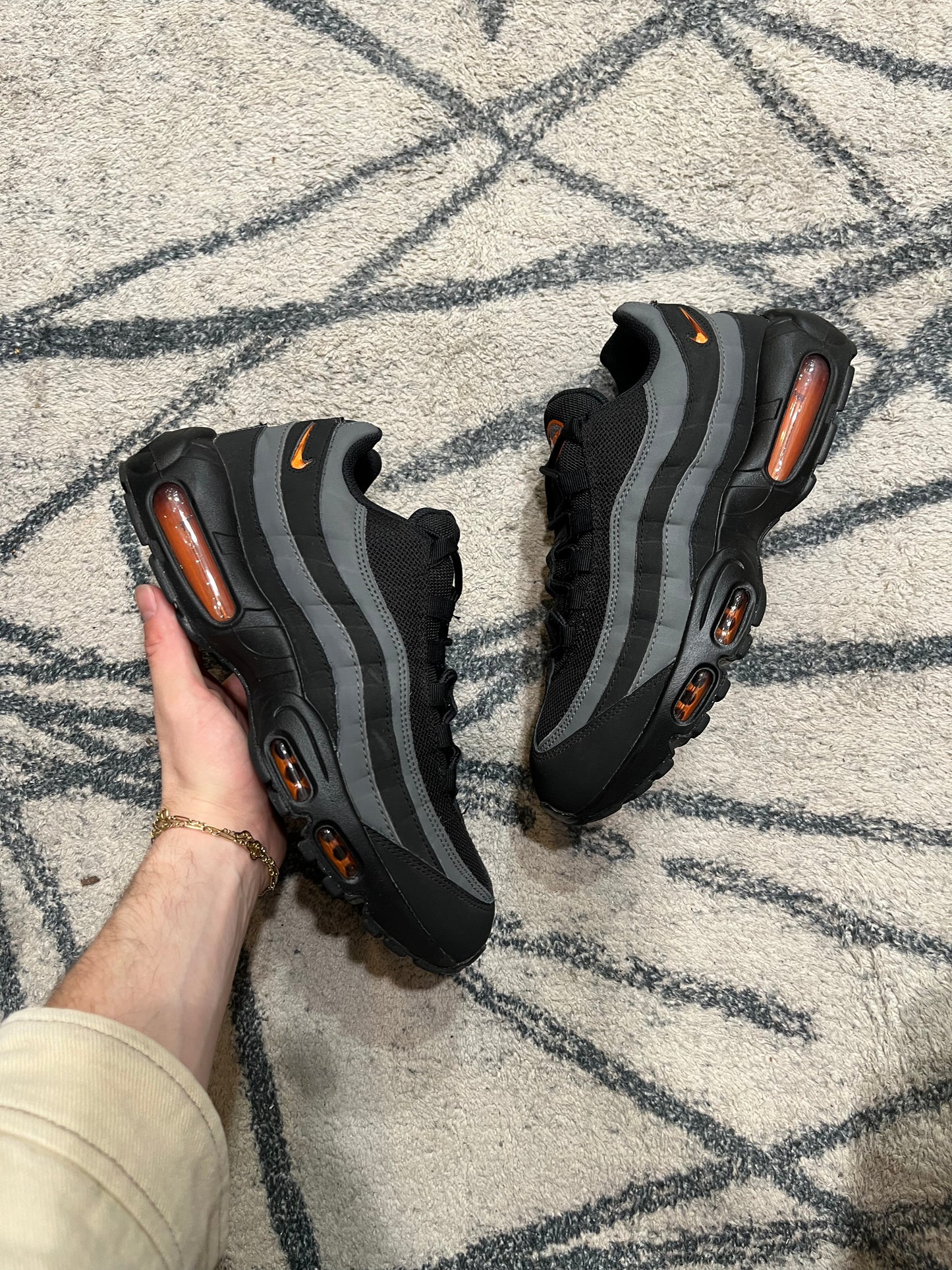 Nike Air Max 95 Black Grey Orange