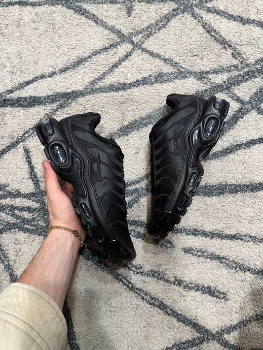Nike Air Max Plus Cuir Triple Black