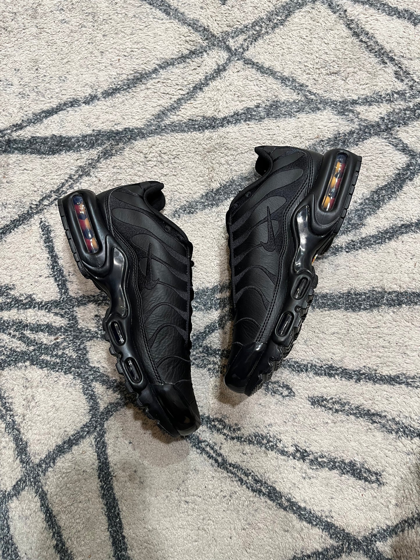 Nike Air Max Plus Cuir Triple Black
