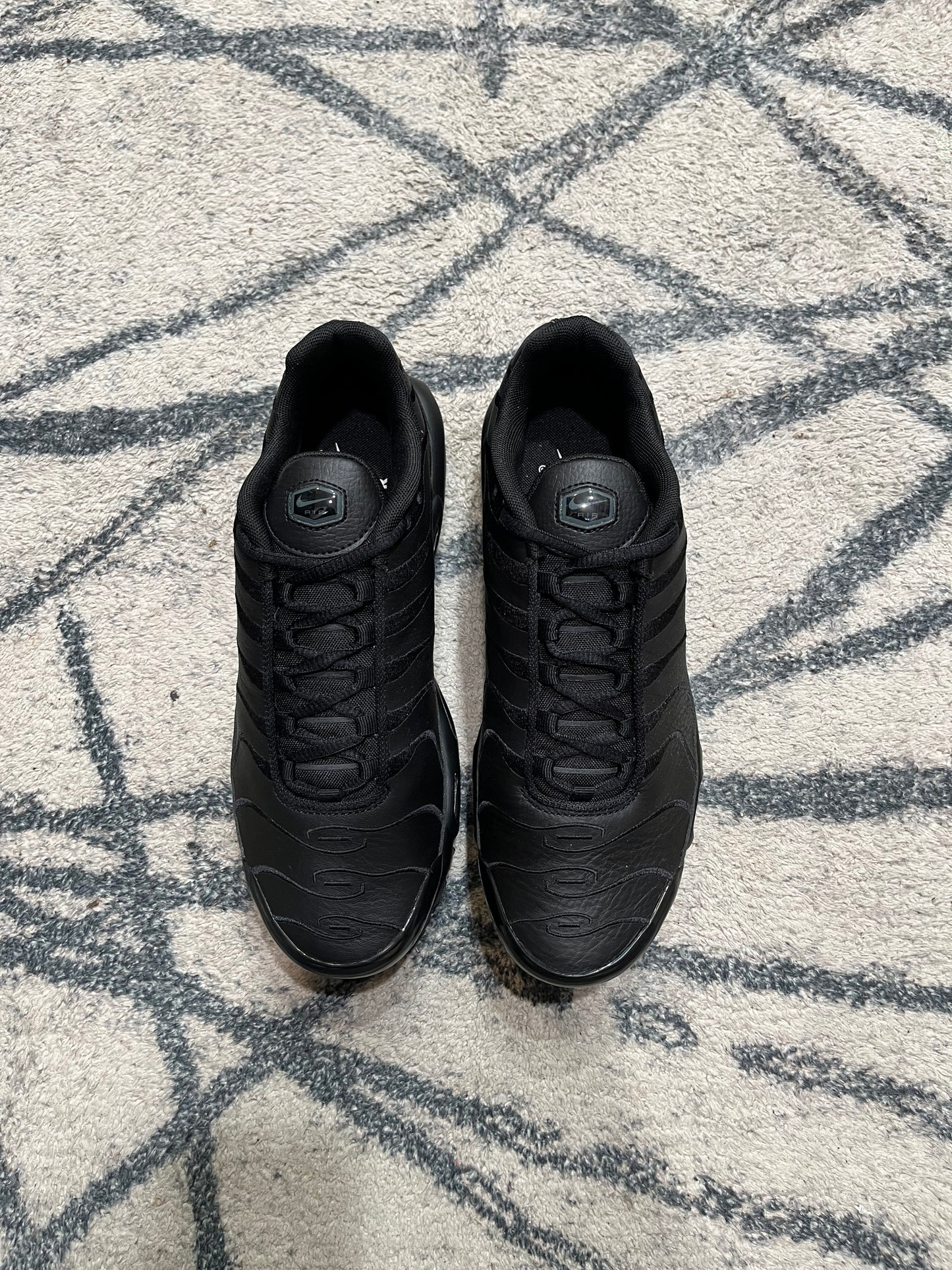 Nike Air Max Plus Cuir Triple Black