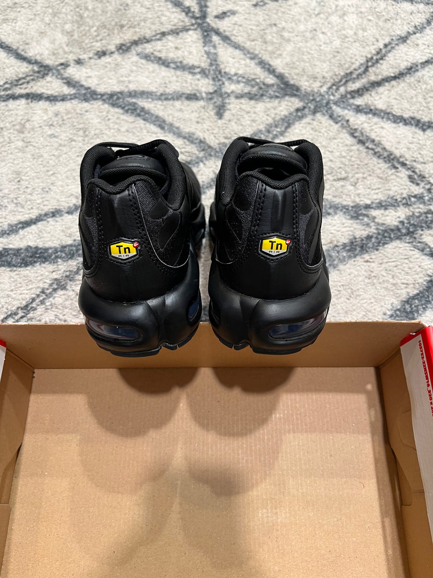 Nike Air Max Plus Cuir Triple Black