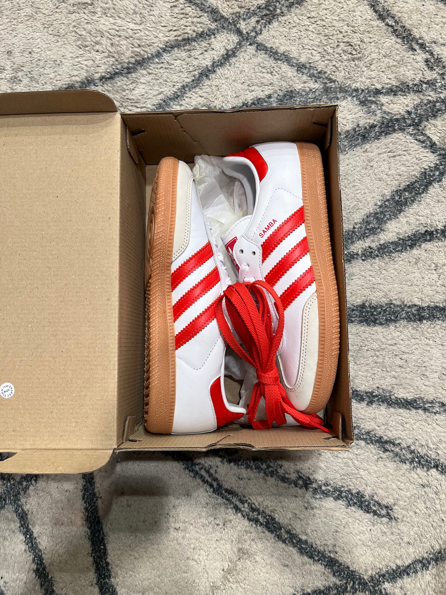 Adidas Samba Red White